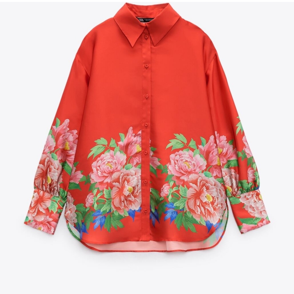 Floral print shirt